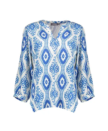 Geisha Blouse Allover Print