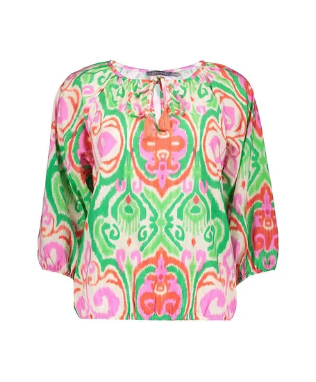 Geisha Blouse Allover Print