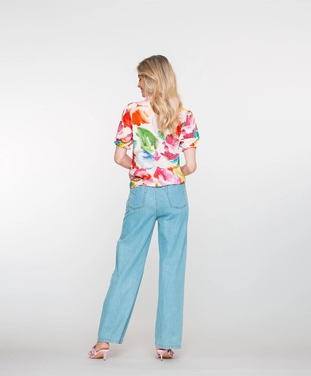 Geisha Blouse Allover Print