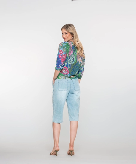 Geisha Blouse Allover Print