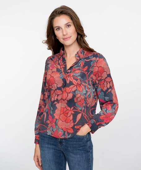 Geisha Blouse Allover Print
