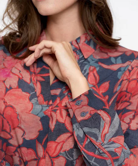 Geisha Blouse Allover Print
