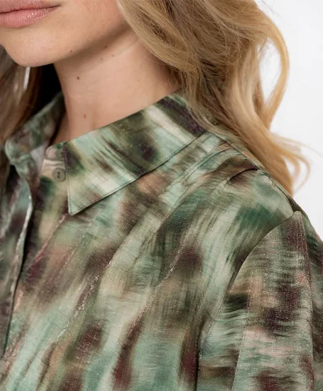 Geisha Blouse Allover Print