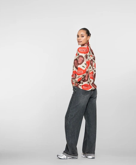 Geisha Blouse Allover Print