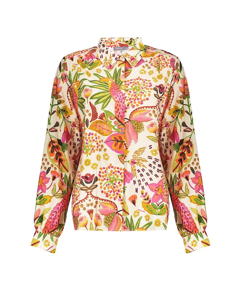 Geisha Blouse Allover Print