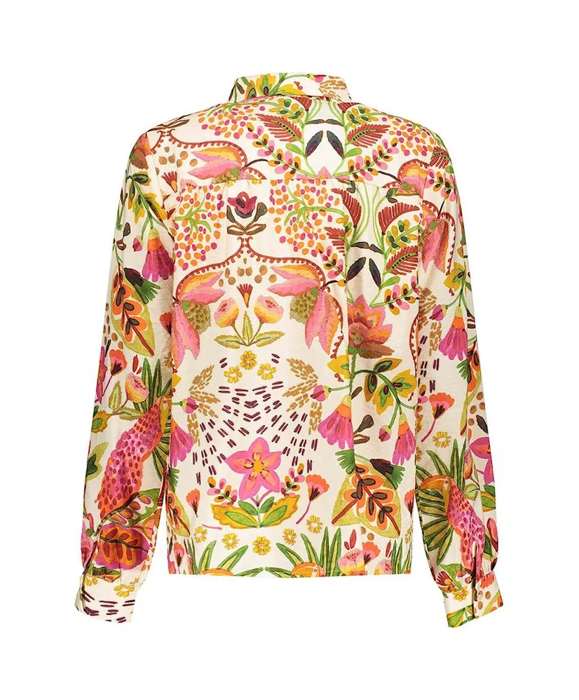Geisha Blouse Allover Print