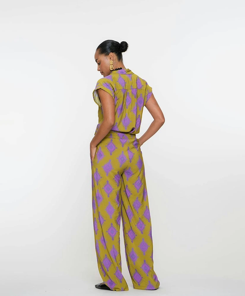 Geisha Blouse Allover Print