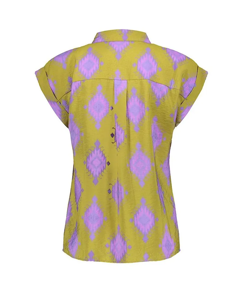 Geisha Blouse Allover Print