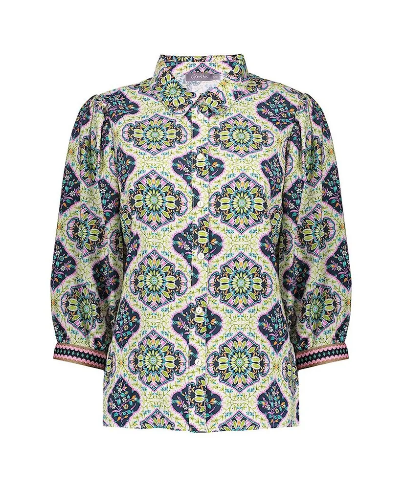 Geisha Blouse Allover Print