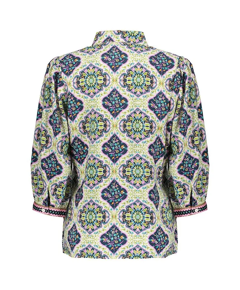 Geisha Blouse Allover Print