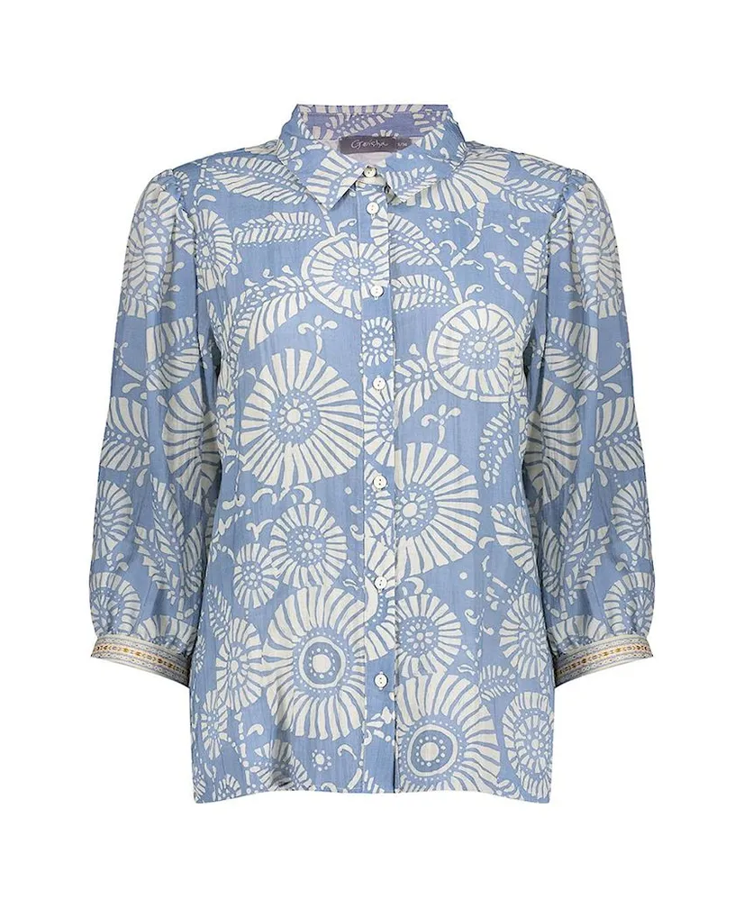 Geisha Blouse Allover Print