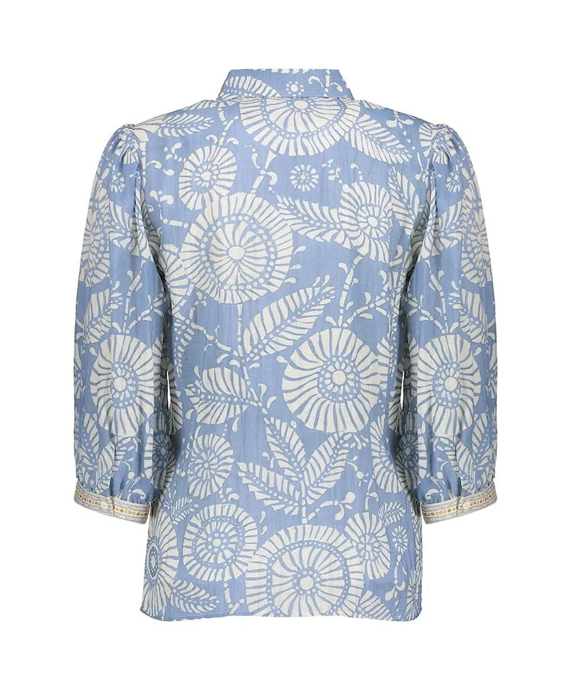 Geisha Blouse Allover Print