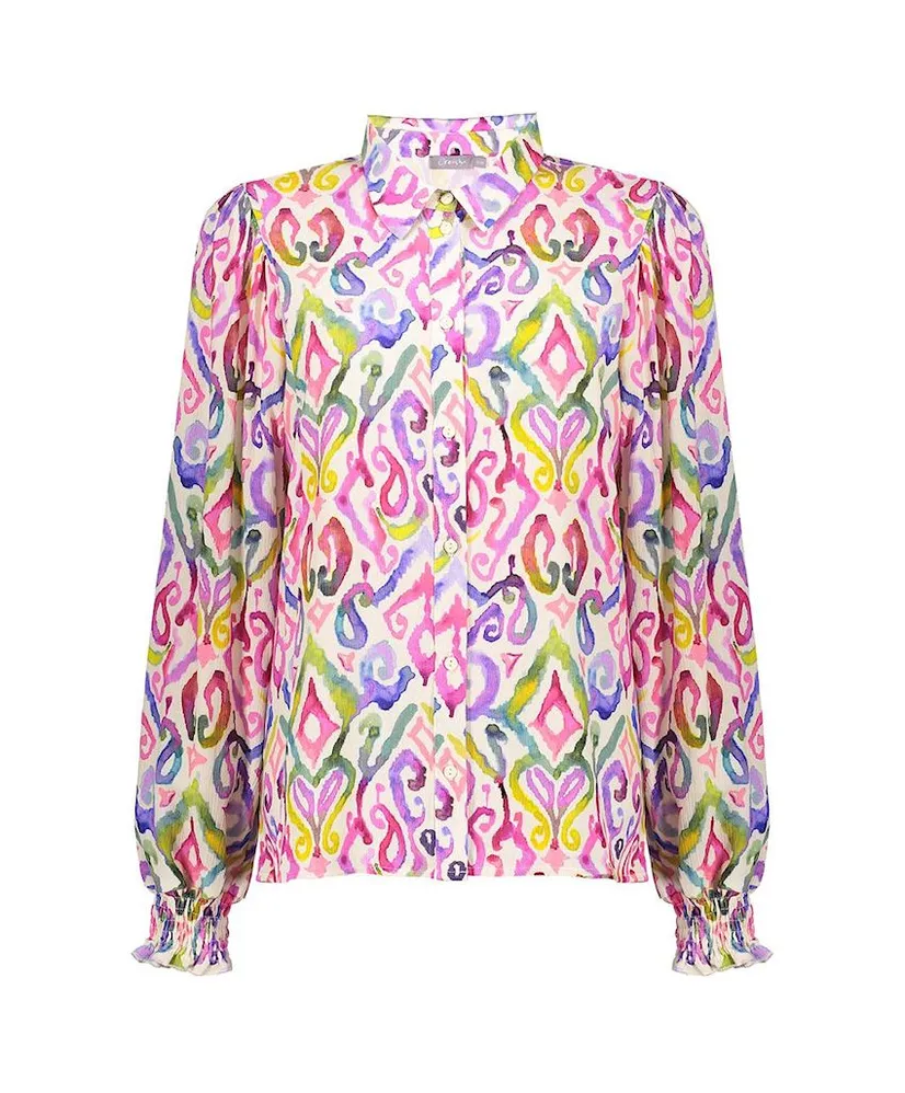 Geisha Blouse Allover Print