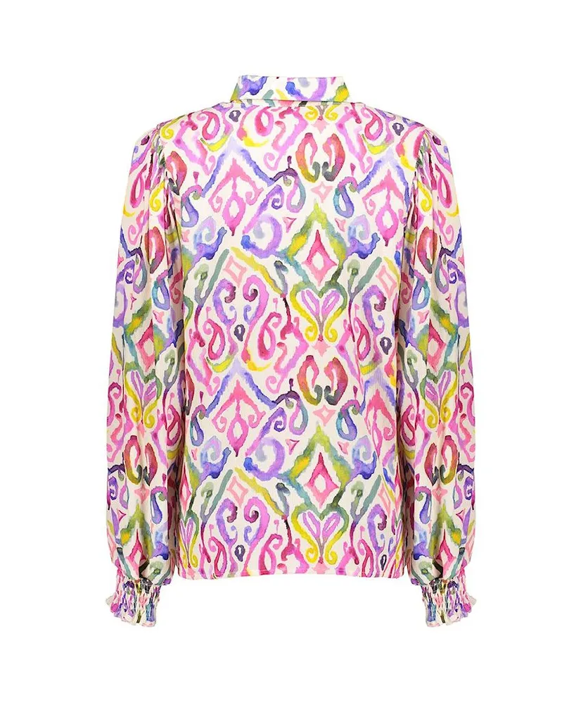 Geisha Blouse Allover Print
