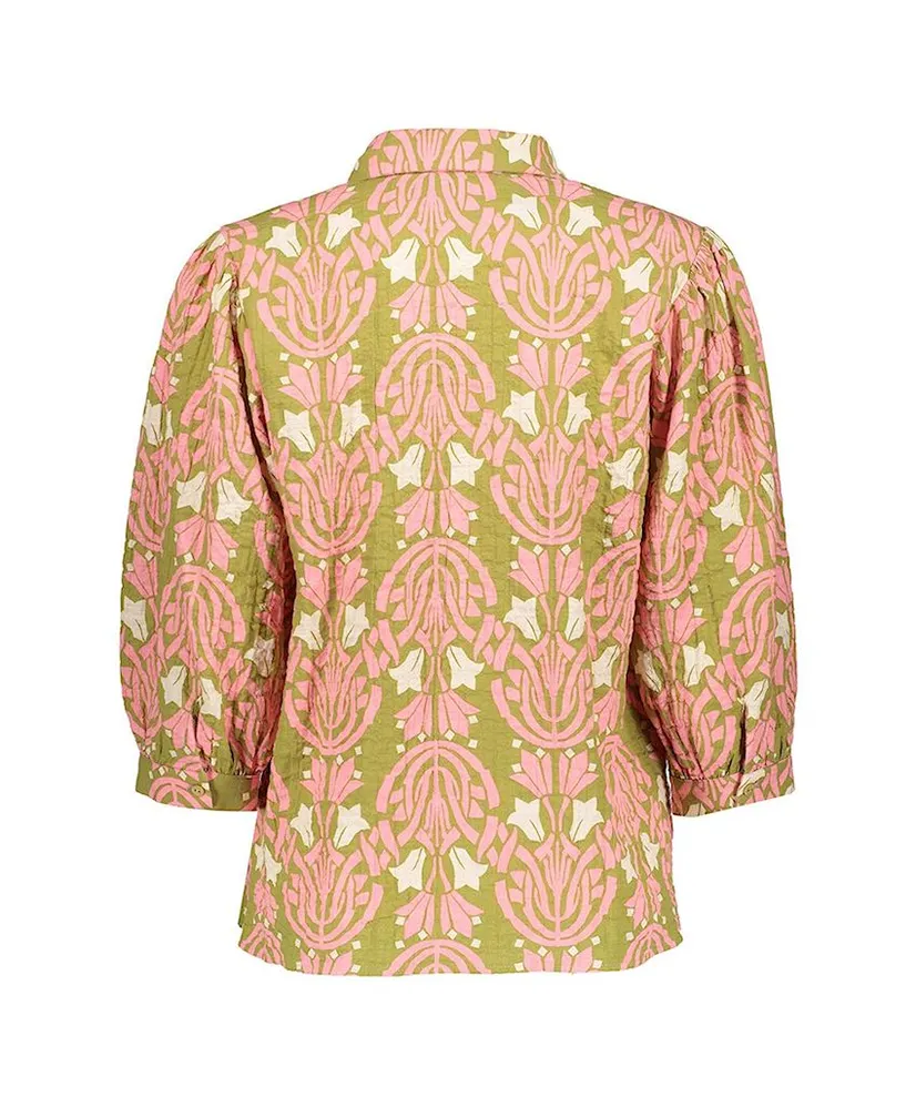 Geisha Blouse Allover Print