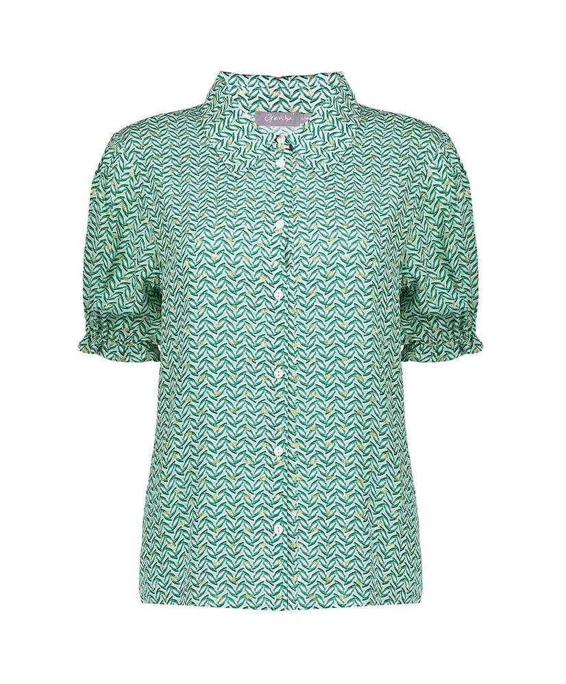 Geisha Blouse Allover Print