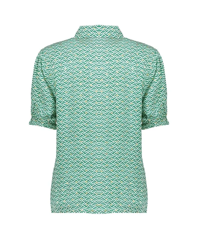 Geisha Blouse Allover Print