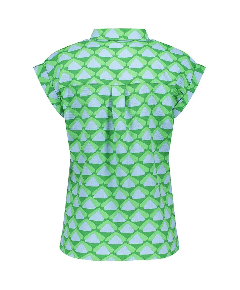 Geisha Blouse Allover Print