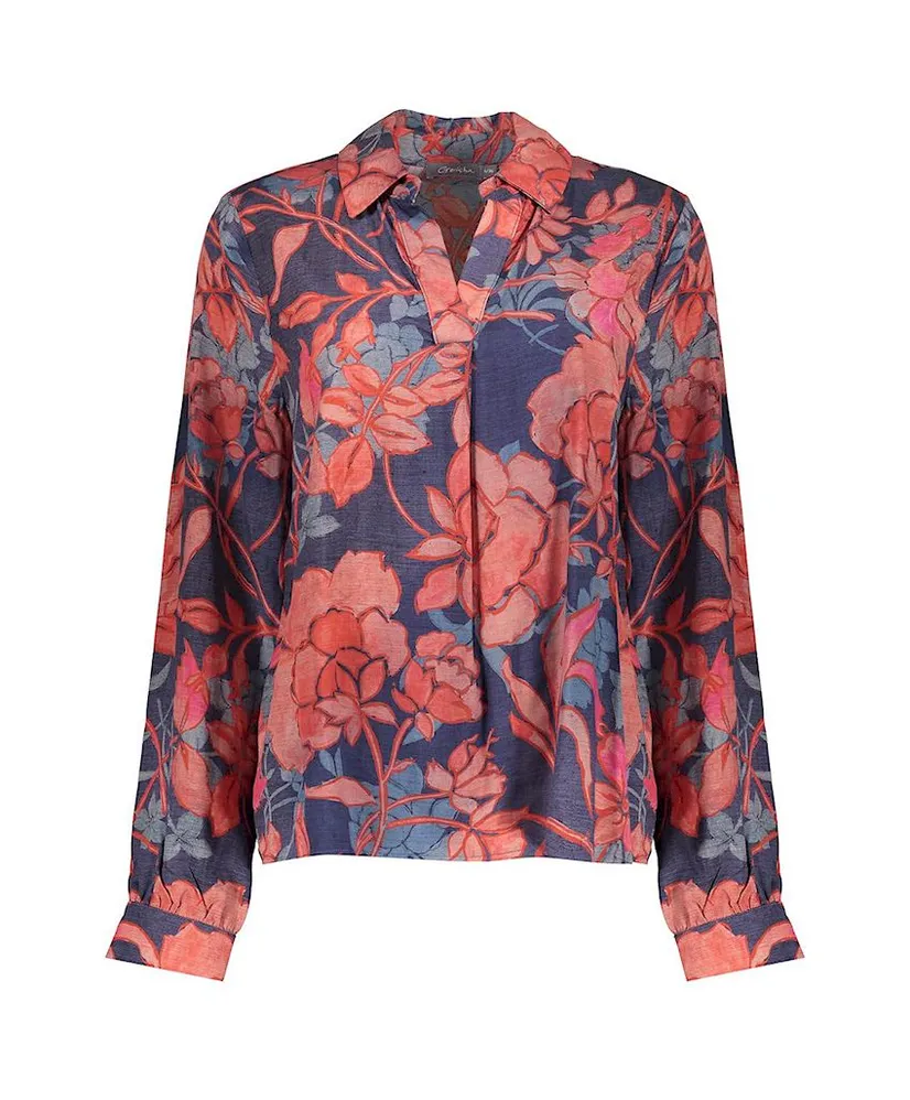 Geisha Blouse Allover Print