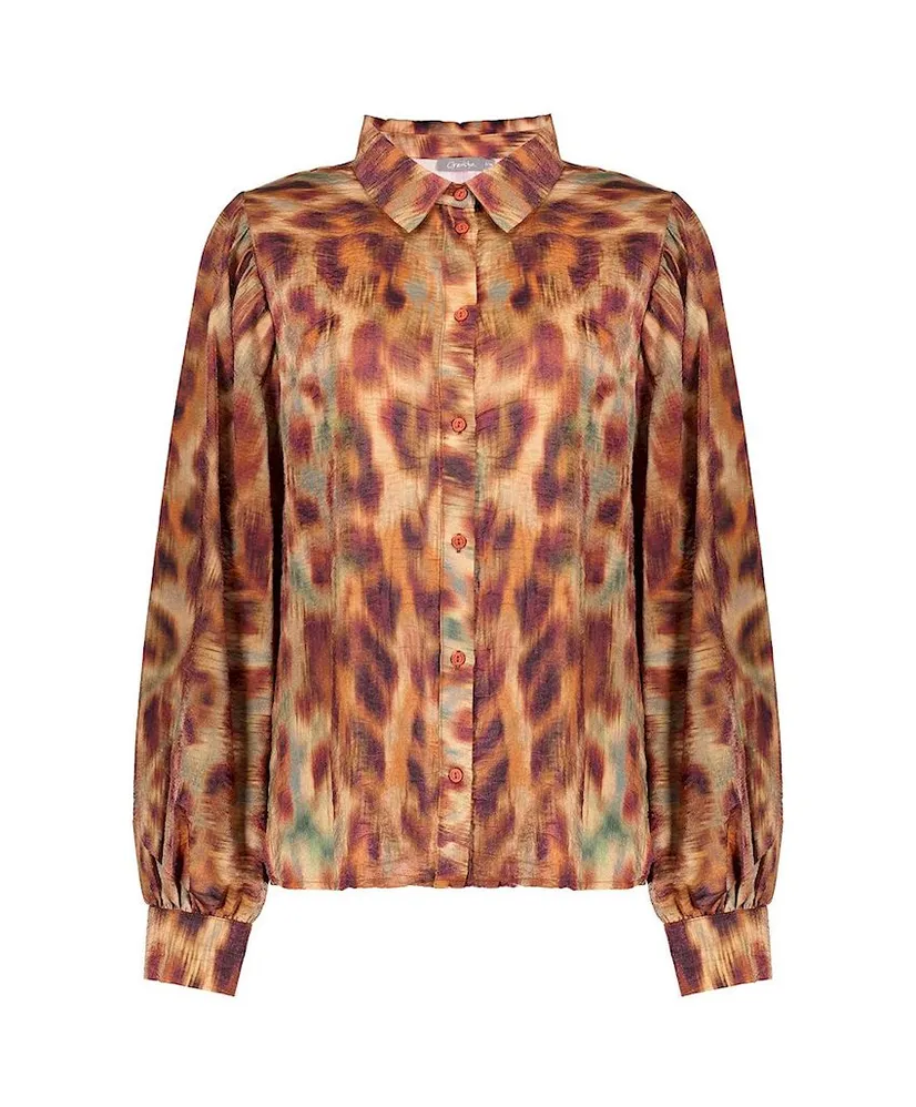 Geisha Blouse Allover Print