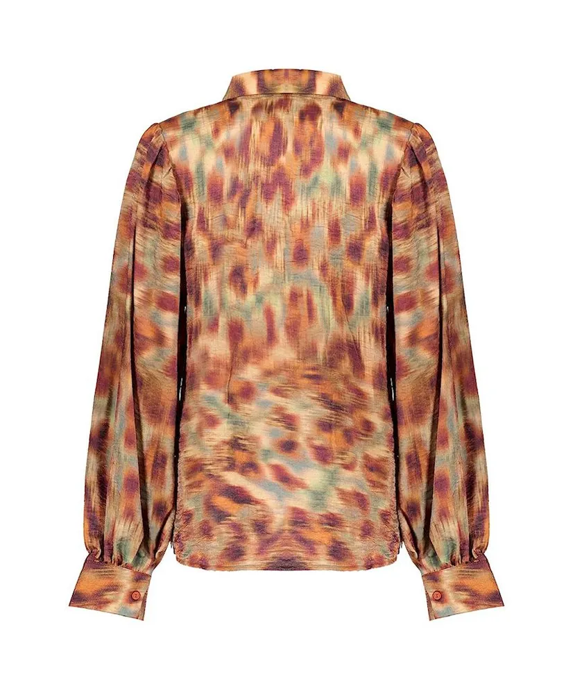 Geisha Blouse Allover Print