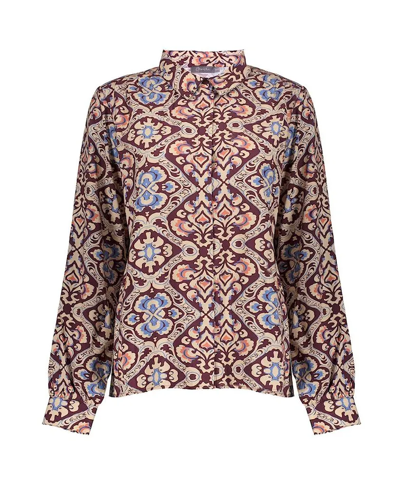 Geisha Blouse Allover Print