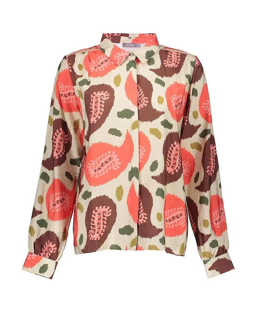 Geisha Blouse Allover Print