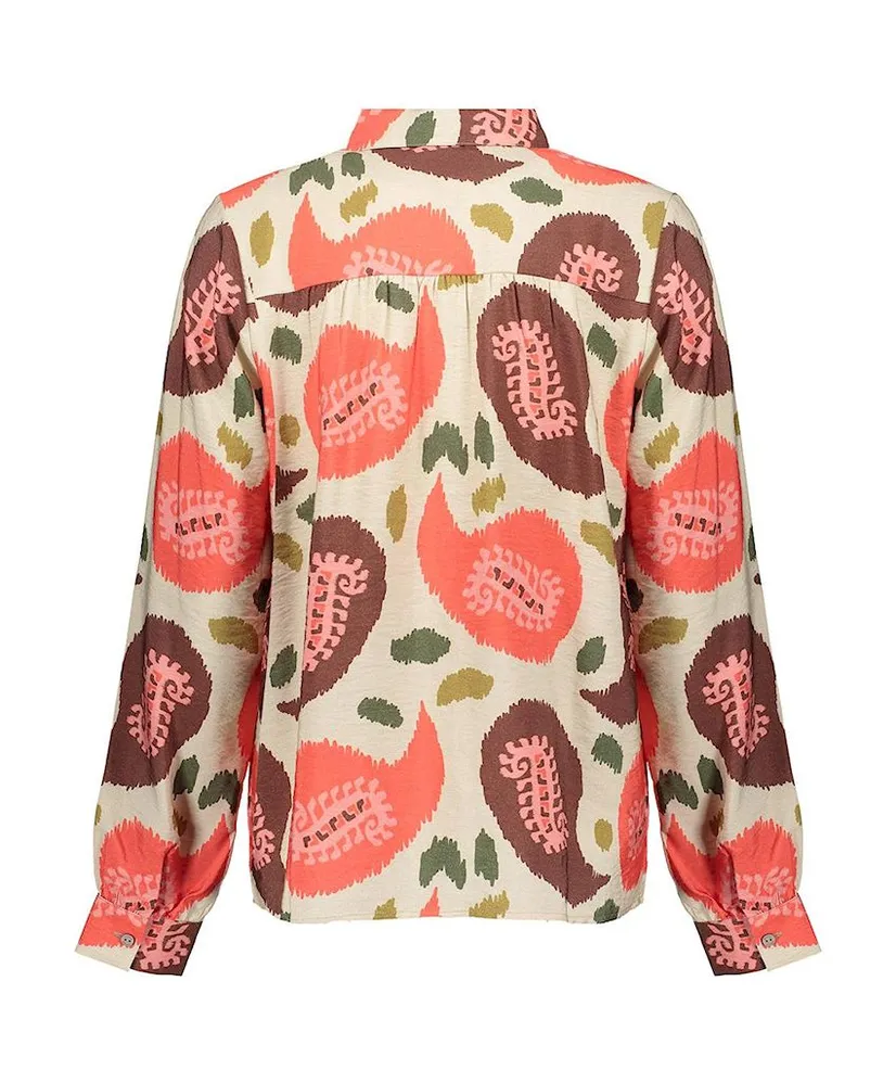 Geisha Blouse Allover Print