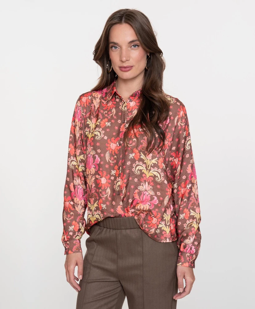 Geisha Blouse Allover Print