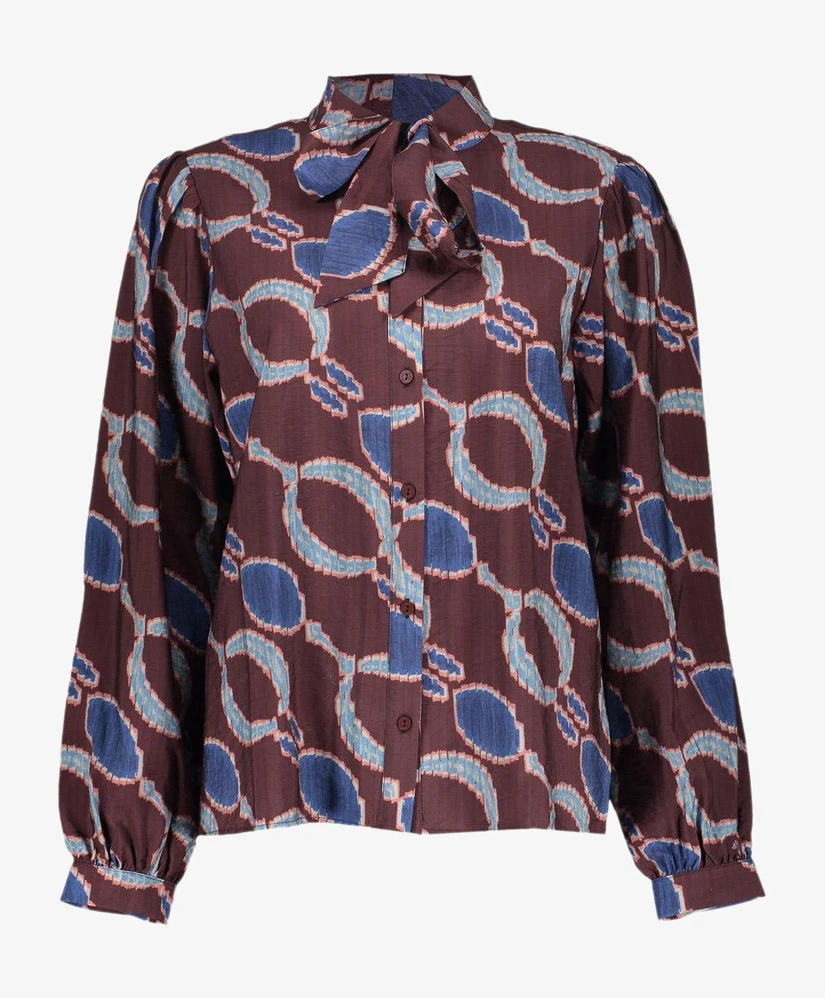 Geisha Blouse Allover Print