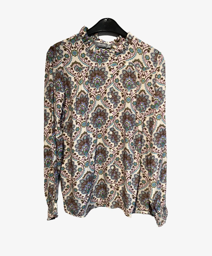 Geisha Blouse Allover Print