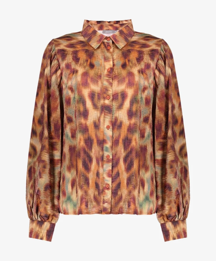 Geisha Blouse Allover Print