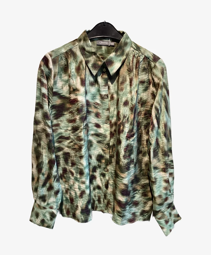 Geisha Blouse Allover Print