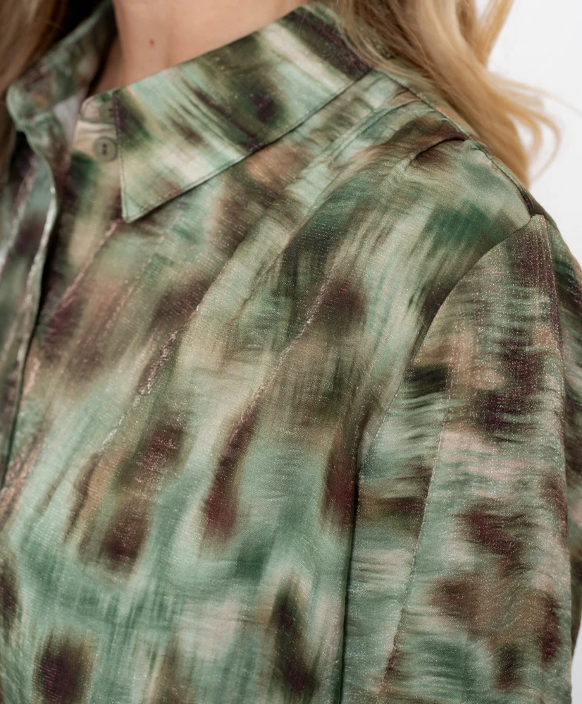 Geisha Blouse Allover Print