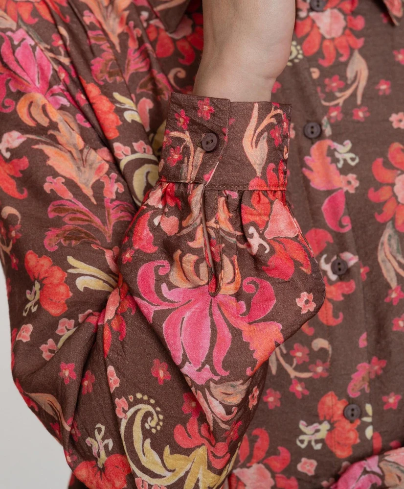 Geisha Blouse Allover Print