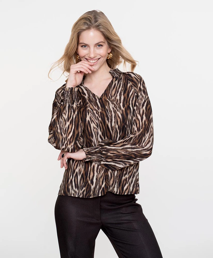 Geisha Blouse Animal