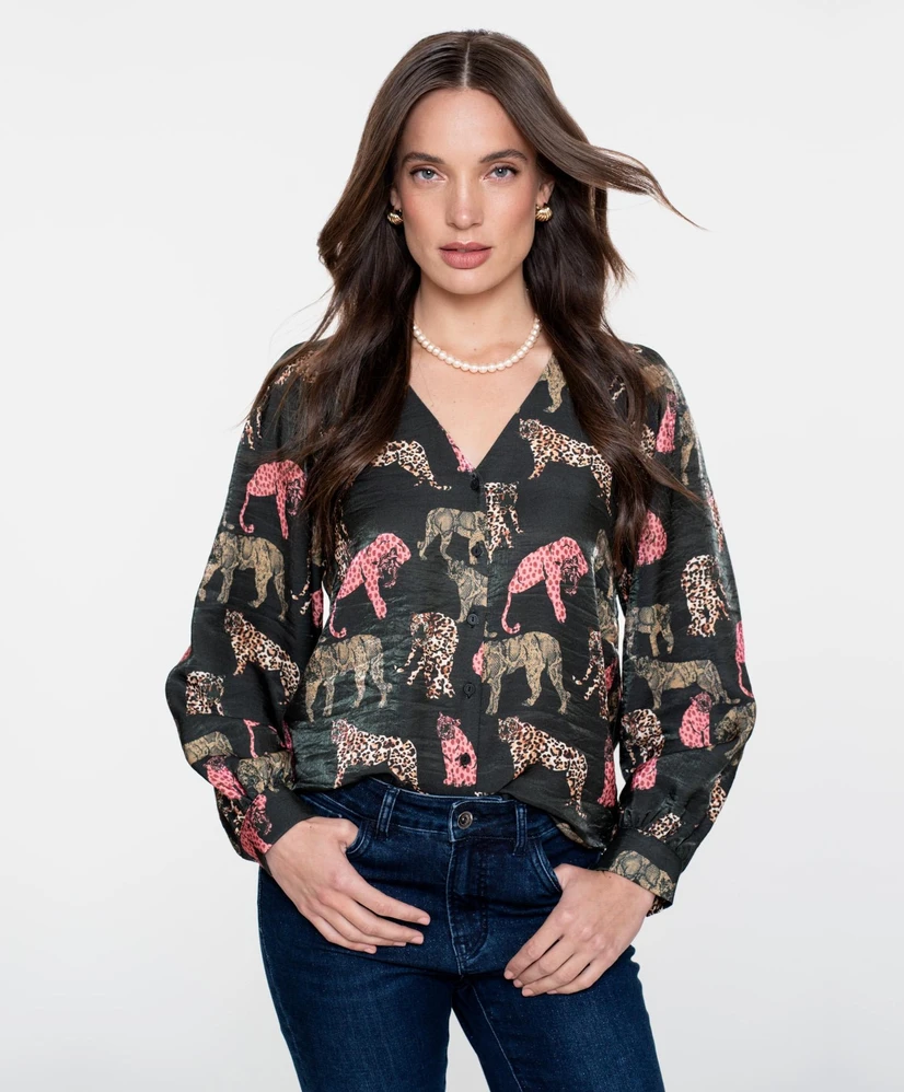 Geisha Blouse Animals