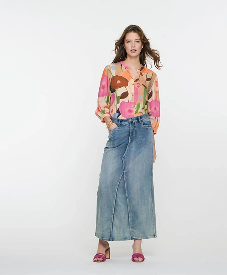 Geisha Blouse Big Flower