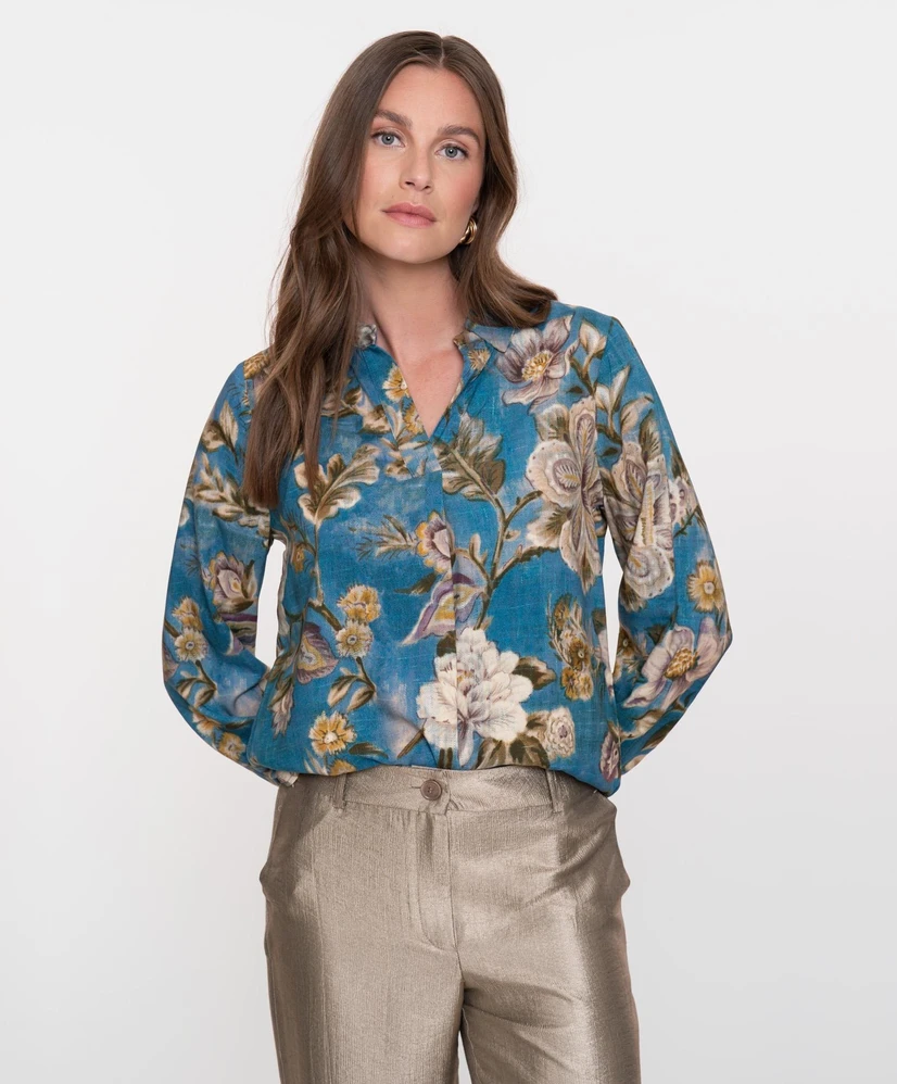 Geisha Blouse Bloemenprint