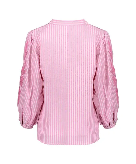 Geisha Blouse Embroidery Stripe