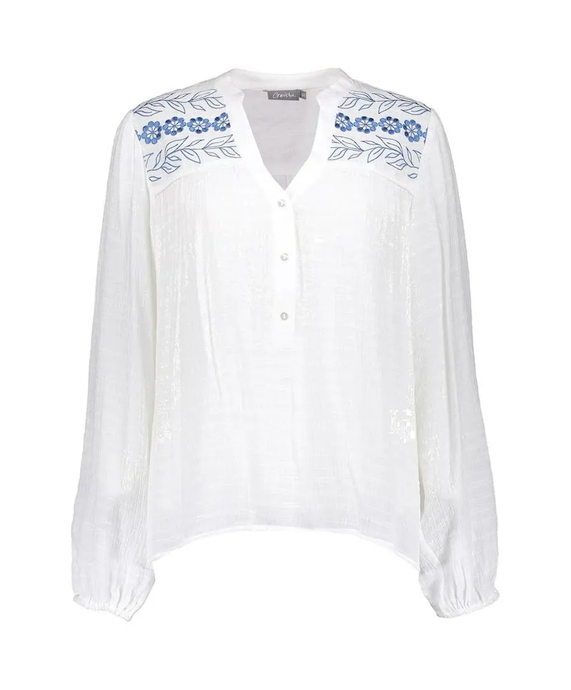 Geisha Blouse Embroidery