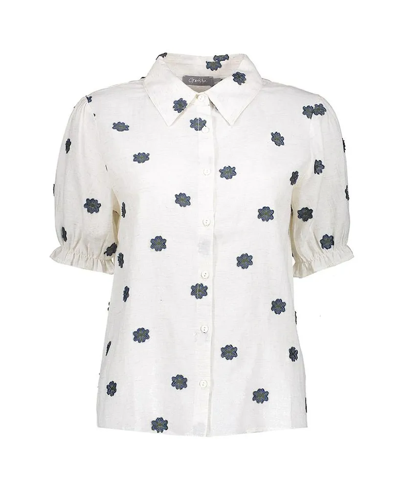 Geisha Blouse Flower