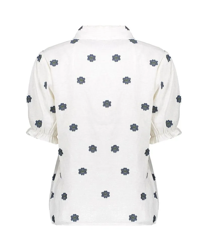 Geisha Blouse Flower