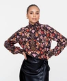 Geisha Blouse Flowers