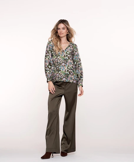 Geisha Blouse Flowers