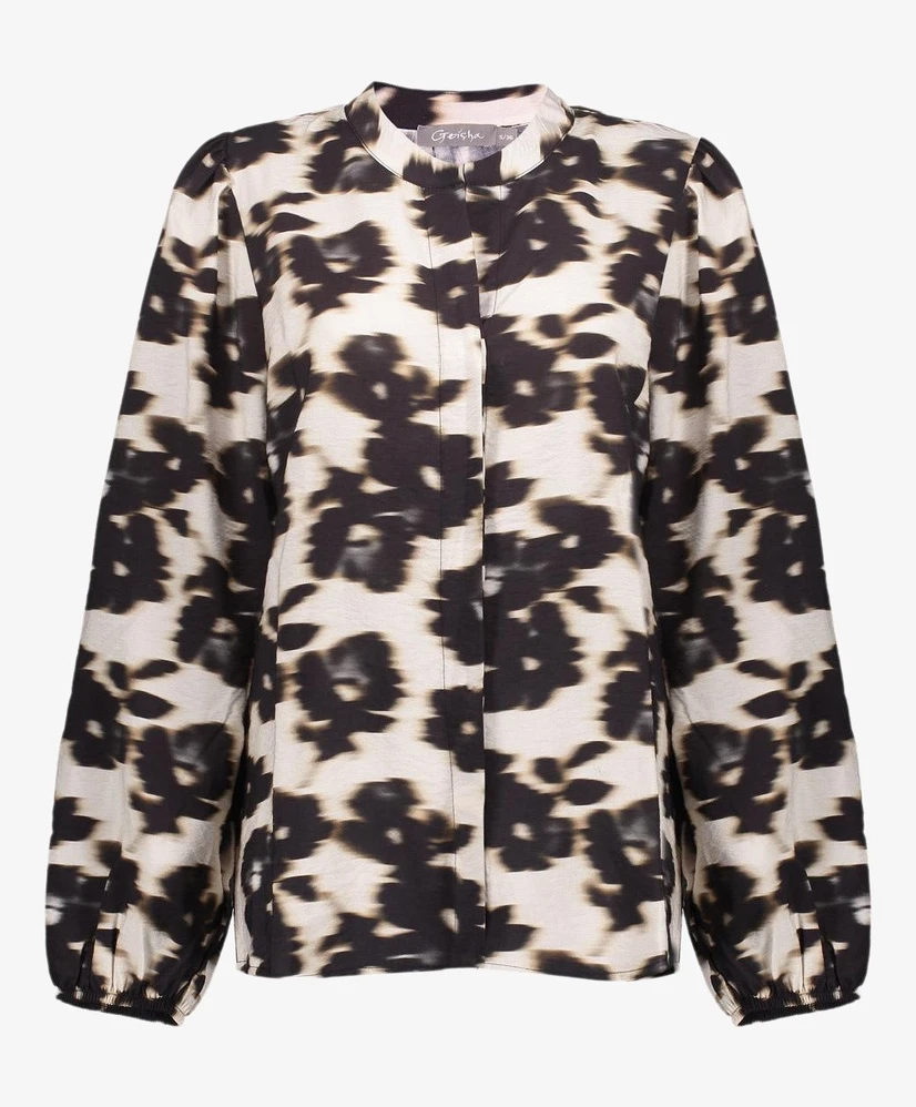 Geisha Blouse Flowers