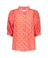 Geisha Blouse Graphic Print