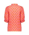 Geisha Blouse Graphic Print