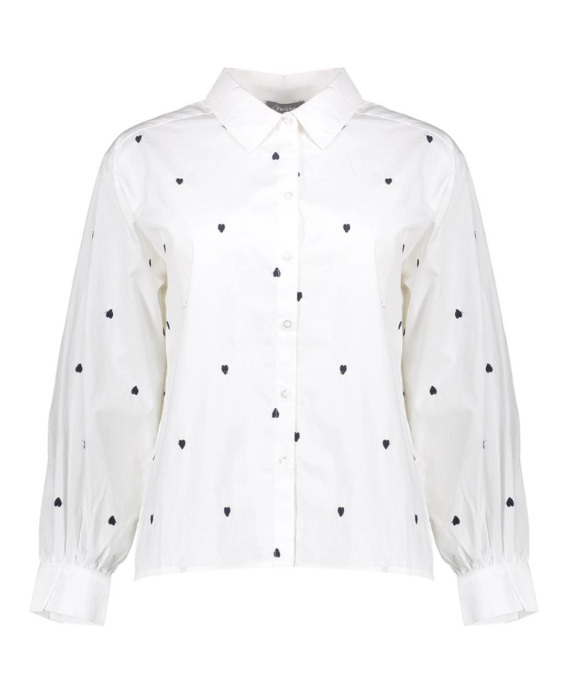 Geisha Blouse Hearts