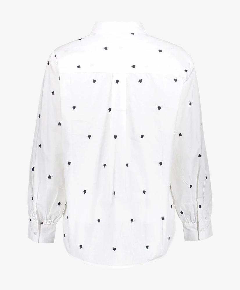 Geisha Blouse Hearts